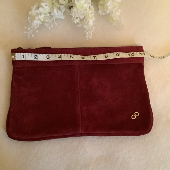 Suede Leather Clutch - Picture 5 of 11